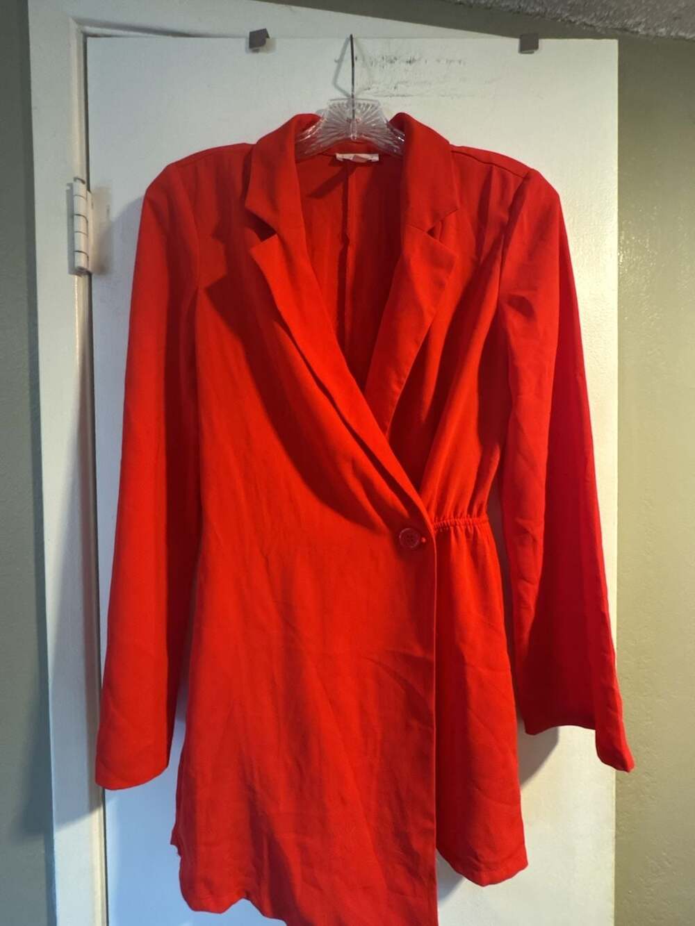 Leith Red Blazer Dress (Romper) S